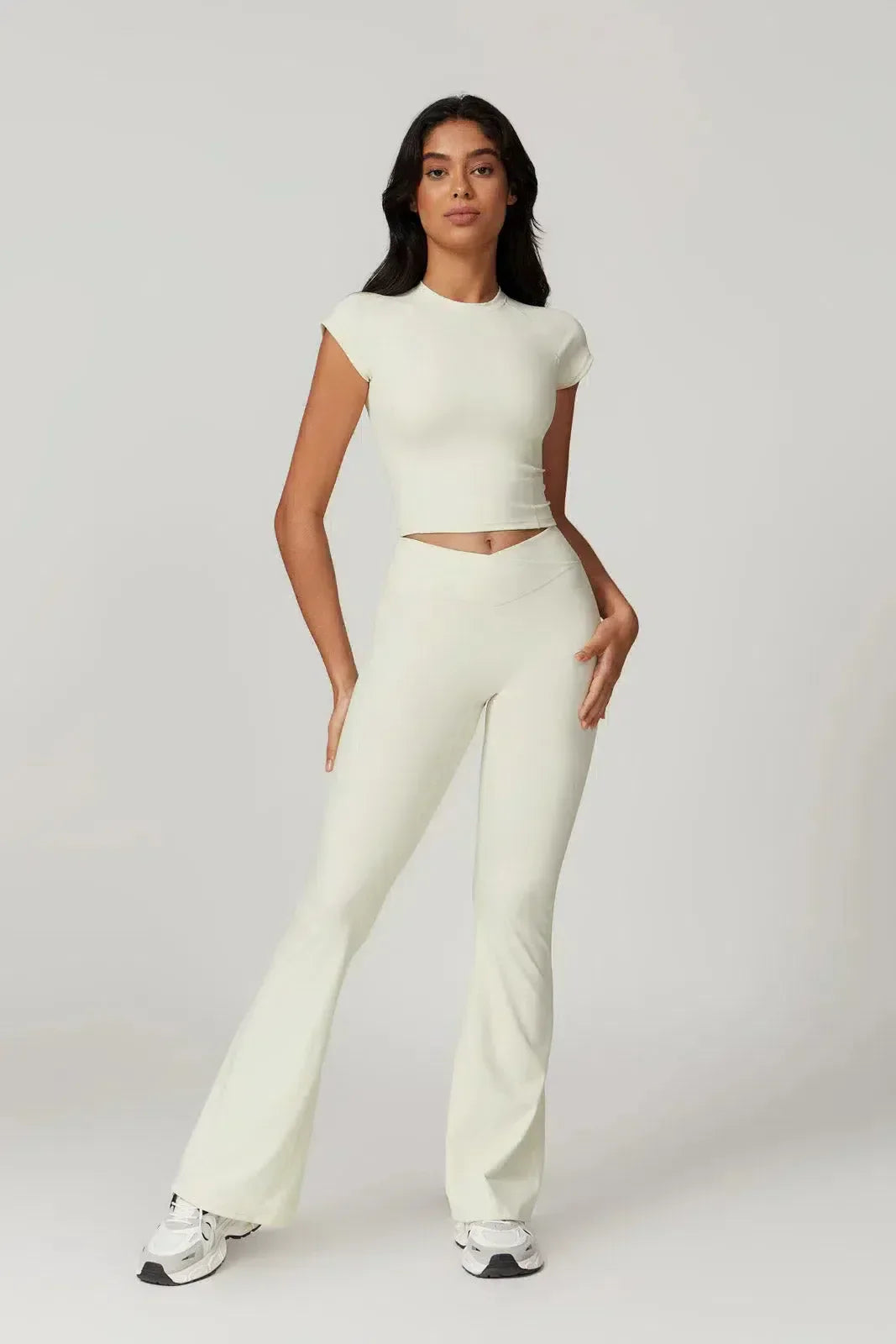 Regina – Cropped top – Top & leggings set-15134061330805-Mirella Fiore