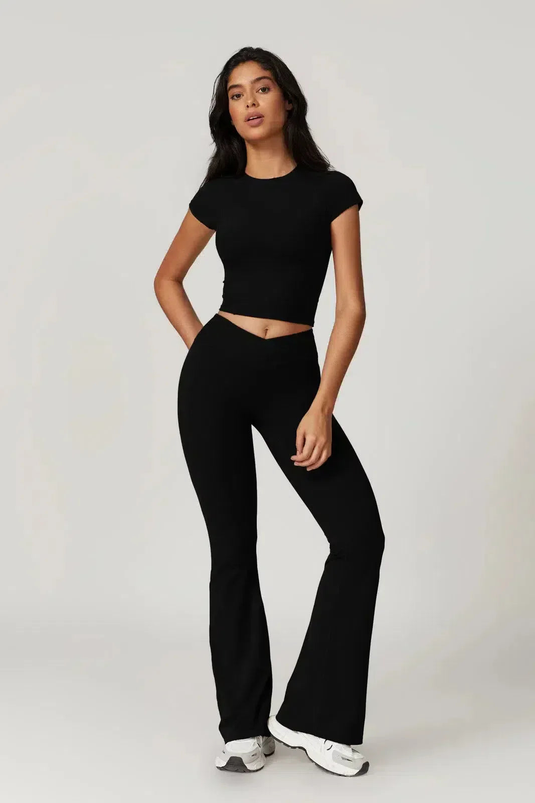 Regina – Cropped top – Top & leggings set-15134061330805-Mirella Fiore