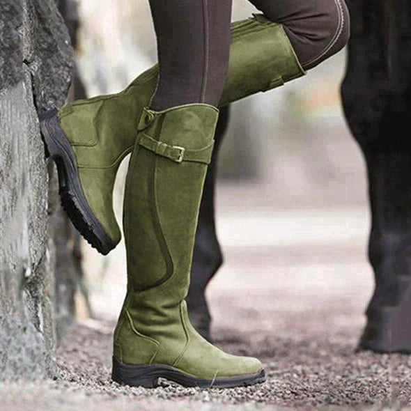 Remy - Premium Leather Boots-15548990620021-Nancy & Mae Savannah