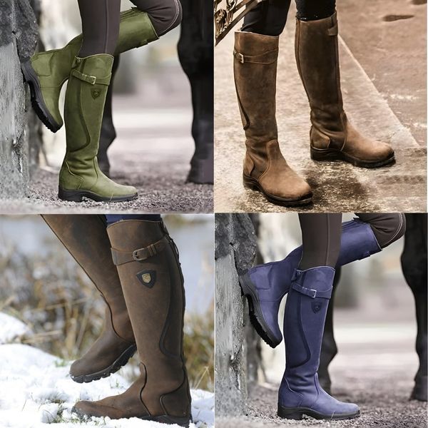 Remy - Premium Leather Boots-15548990620021-Nancy & Mae Savannah