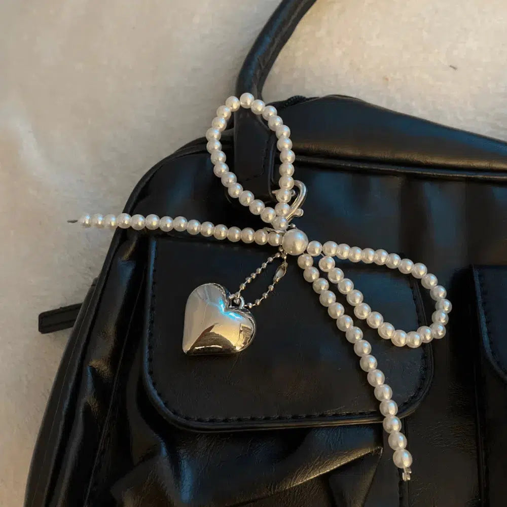 Ribbon – Elegant ribbon design – Bag charm-15133606248821-Nancy & Mae Savannah