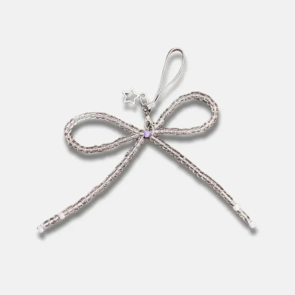 Ribbon – Elegant ribbon design – Bag charm-15133606248821-Nancy & Mae Savannah