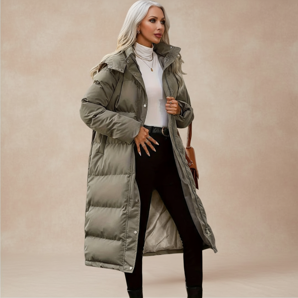 Richmond - Longline Women’s Puffer Jacket-15550706844021-Mirella Fiore