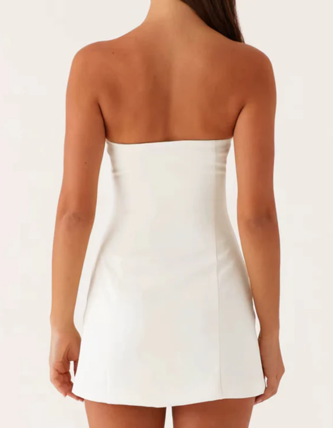 Riviera – Rosette bust detail – Strapless mini dress-15352826823029-Mirella Fiore