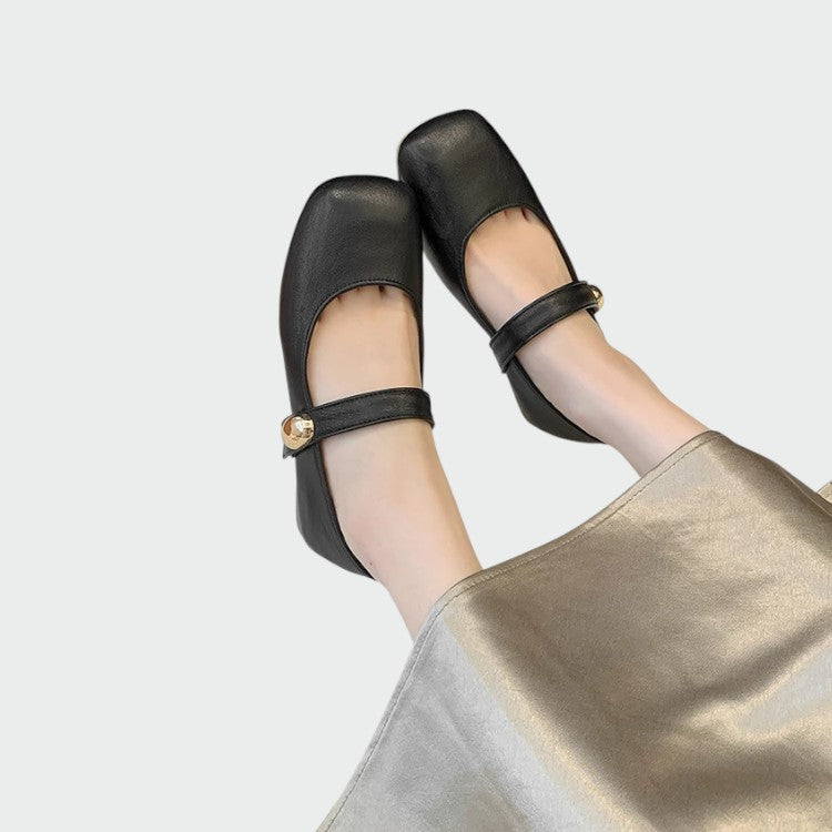 Romina - Minimalist Mary Jane Shoes-15519662014837-Mirella Fiore