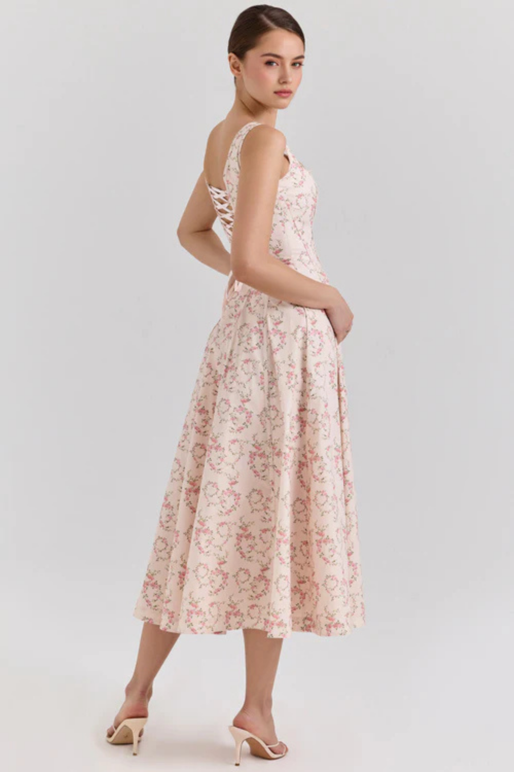 Rosabel – Corset back – Midi dress-15260068348277-Mirella Fiore