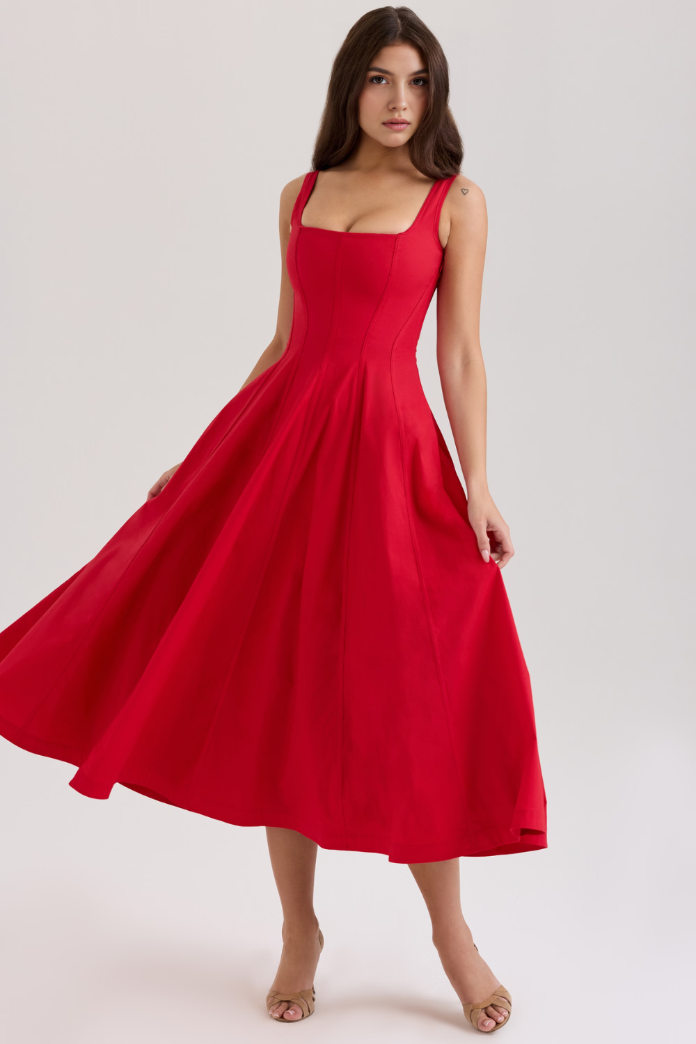 Rosabel – Corset back – Midi dress-15260068348277-Mirella Fiore