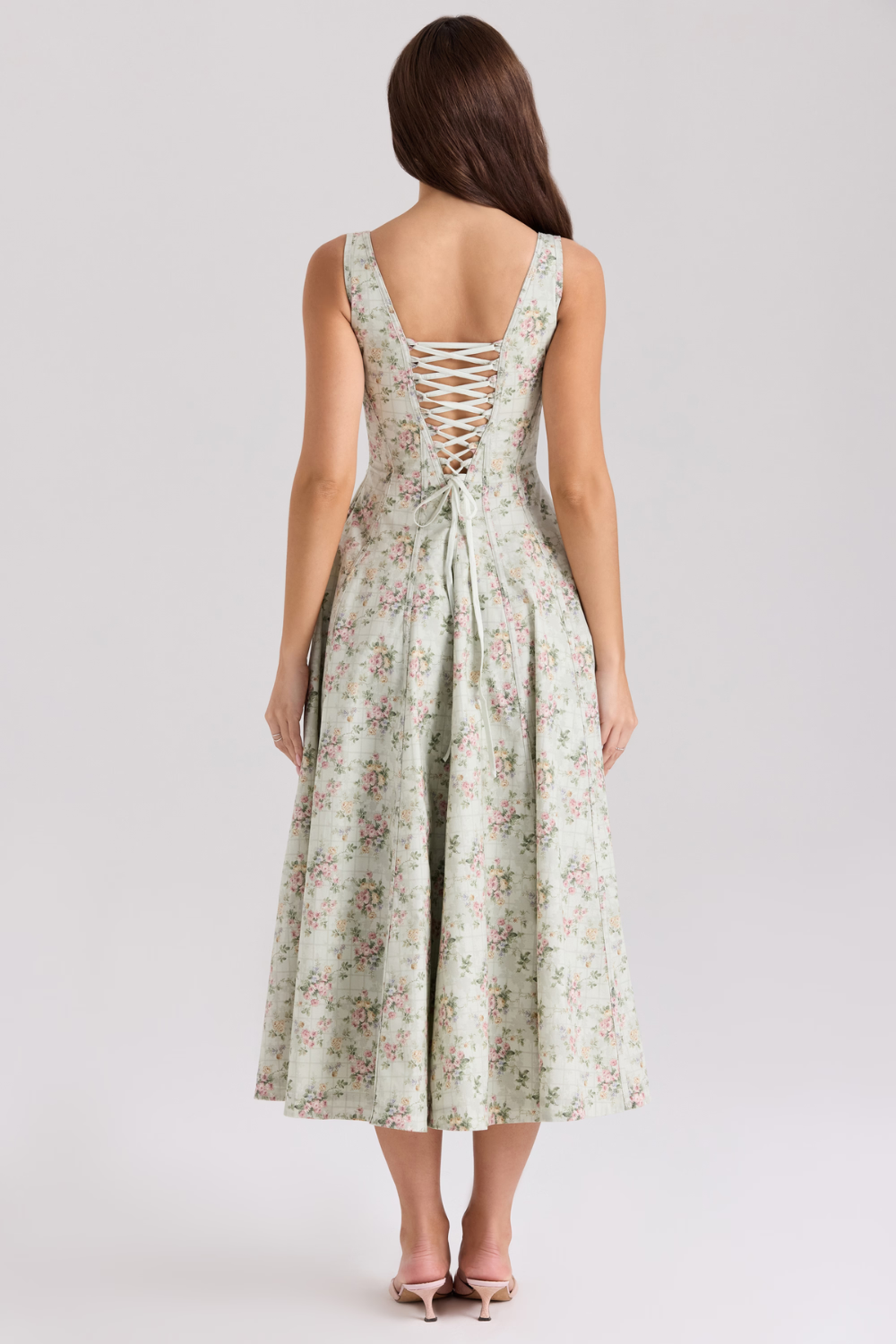 Rosabel – Corset back – Midi dress-15260068348277-Mirella Fiore