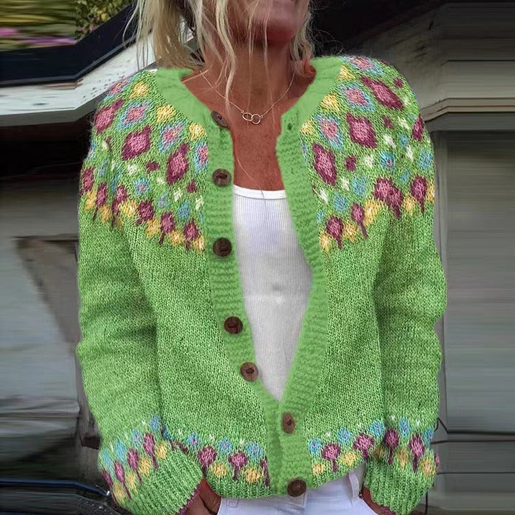 Rubie - Vintage Icelandic Cardigan-15531113677173-Mirella Fiore