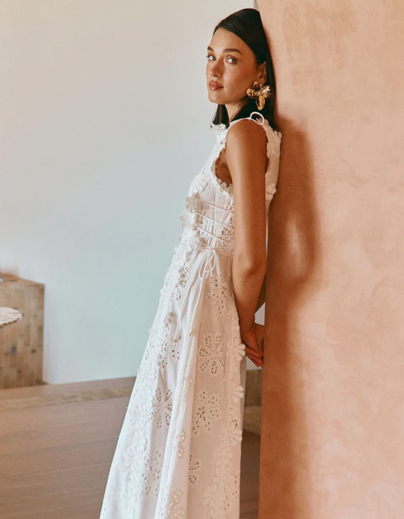 Sabine – Floral detailing – Maxi dress-15215967306101-Mirella Fiore