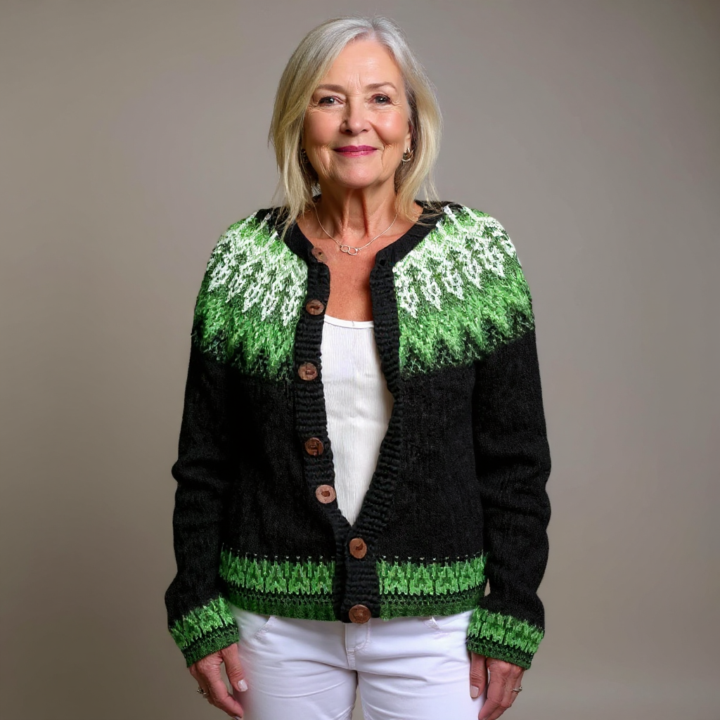Sadie - Vintage Icelandic Cardigan-15531113447797-Mirella Fiore