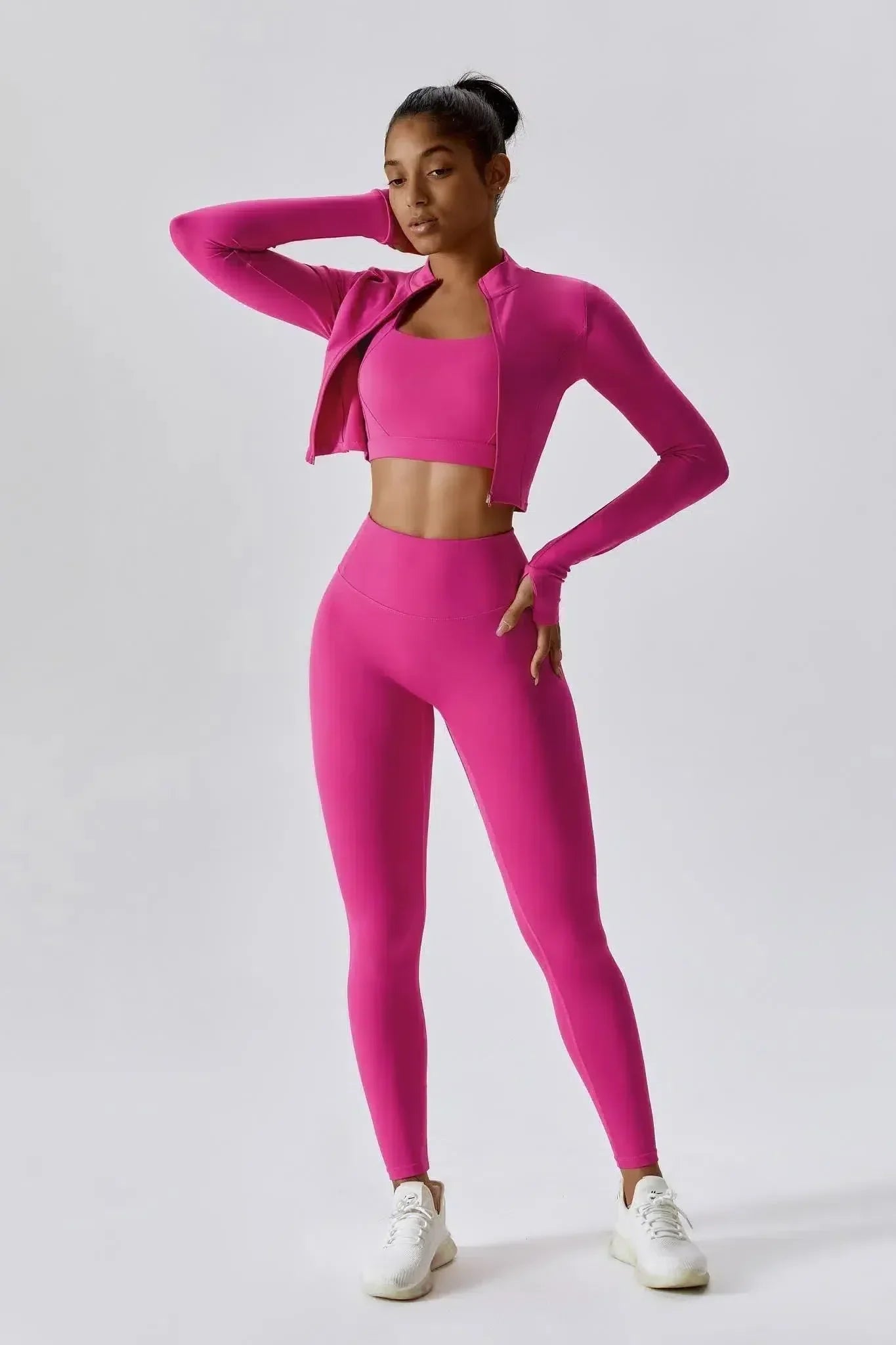Salvatrice – 3-piece set – Sculpting activewear-15134061298037-Mirella Fiore