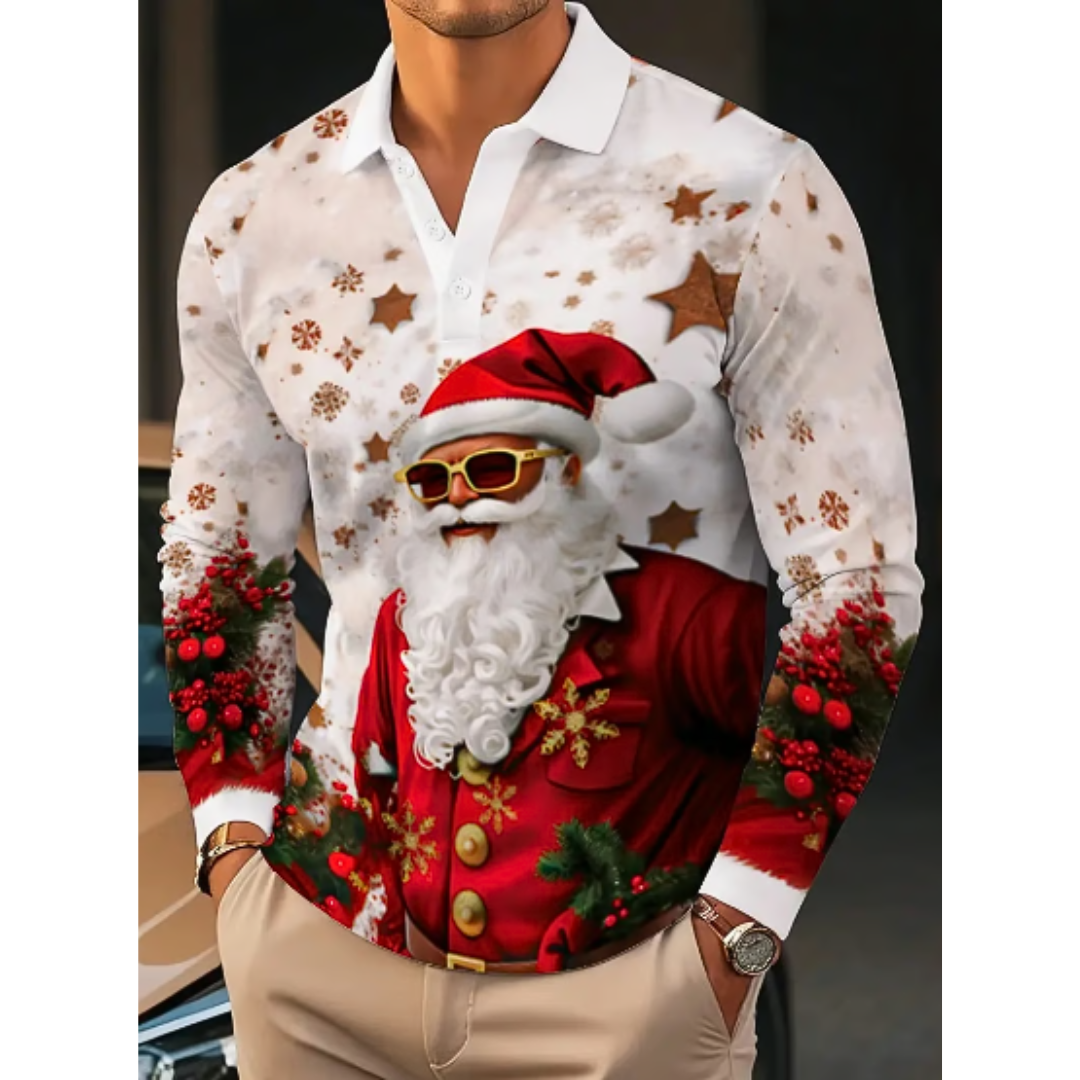 Santa Christmas Shirt-15553366163829-Mirella Fiore