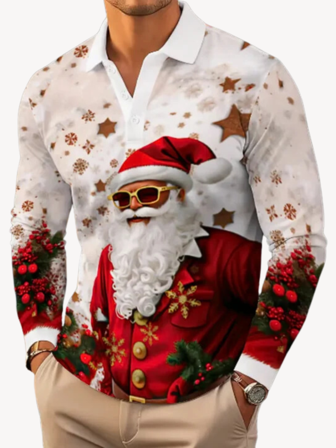 Santa Christmas Shirt-15553366163829-Mirella Fiore