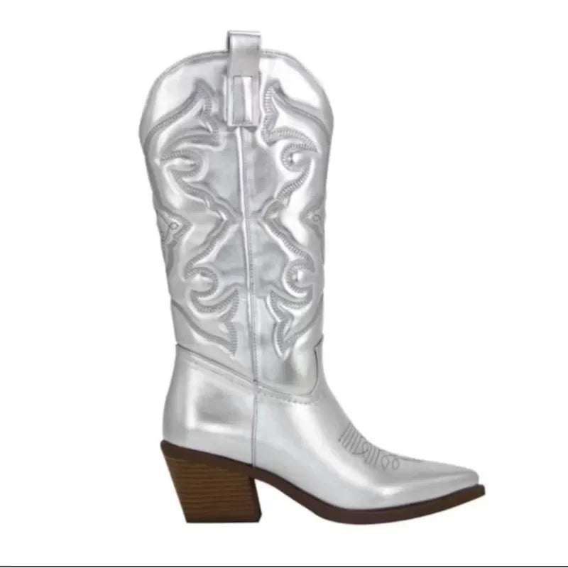 Savannah - Dazzling Cowgirl Style Boots-15550871503221-Mirella Fiore
