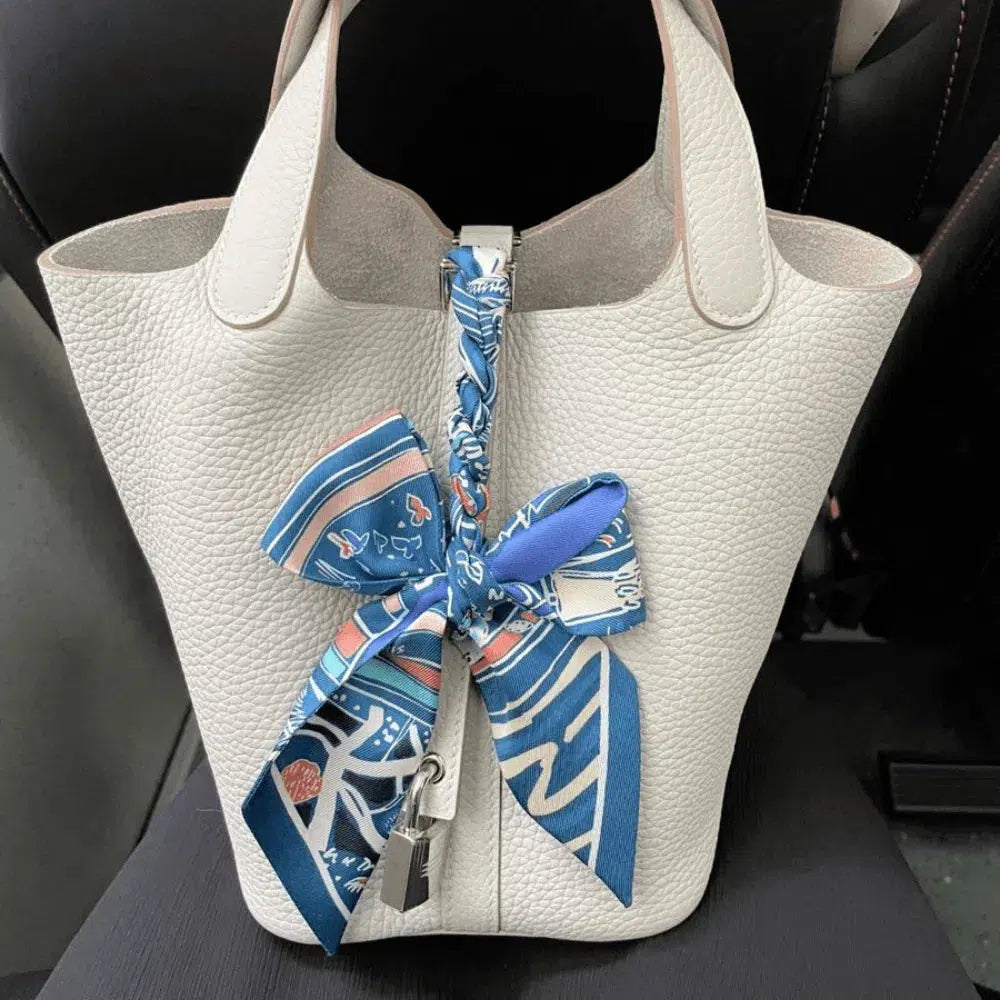 Scarf – Elegant design – Bag charm-15133597204853-Nancy & Mae Savannah