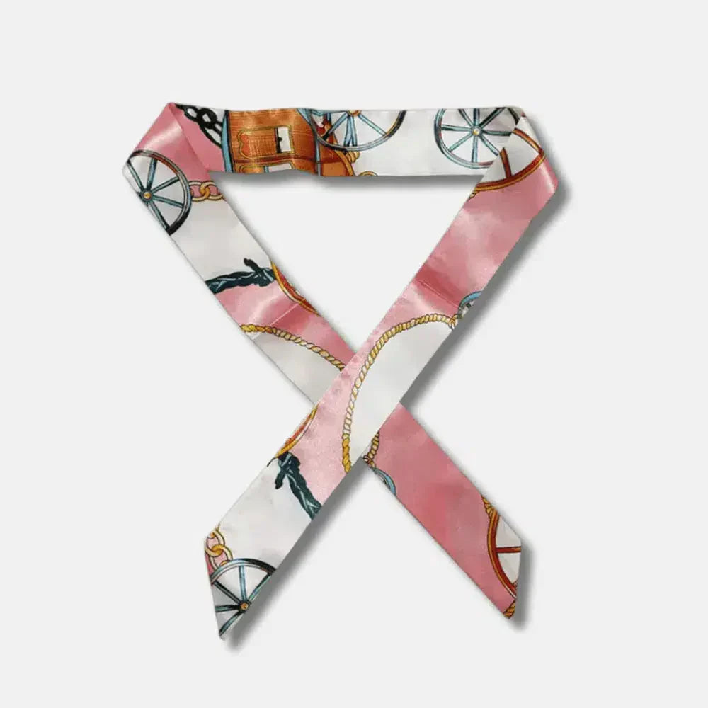 Scarf – Elegant design – Bag charm-15133597204853-Nancy & Mae Savannah