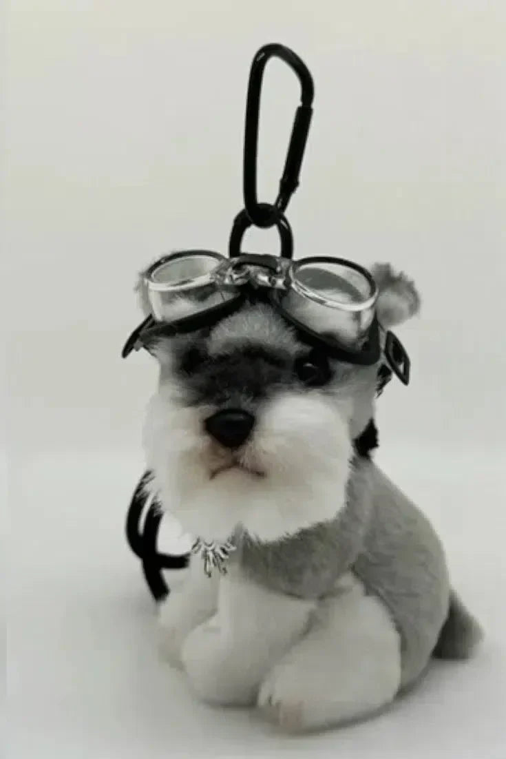 Schnauzer Aviator – Playful design – Bag charm-15133607068021-Nancy & Mae Savannah