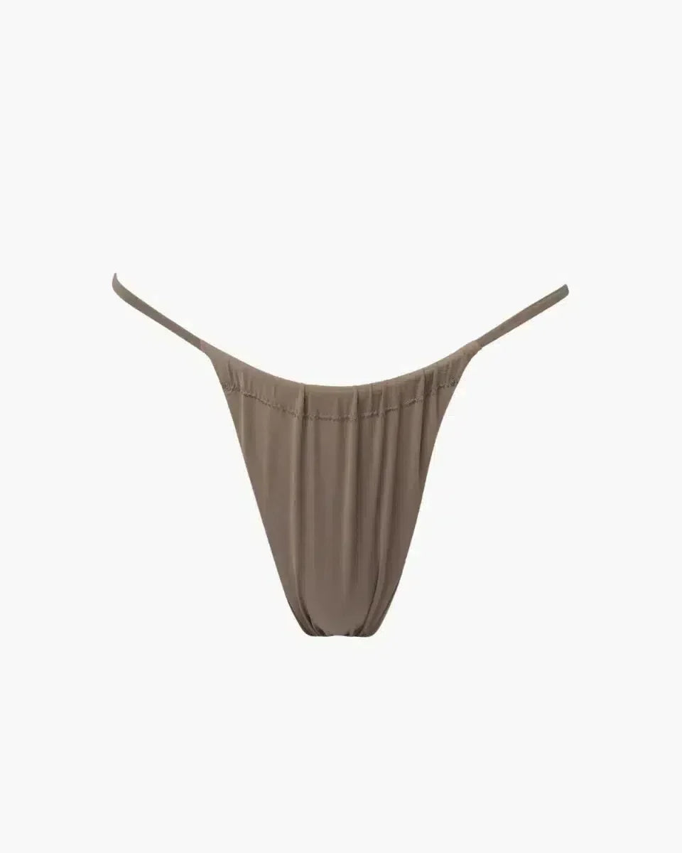 Seanna – Scrunchable coverage – Toast bikini bottom-15133922984309-Mirella Fiore