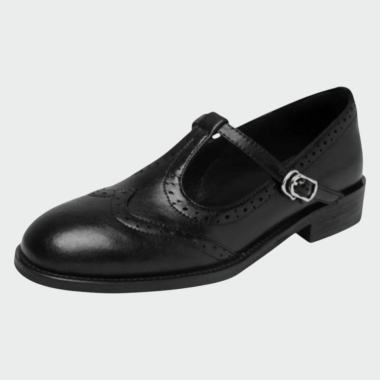 Selene – Elegant Leather Mary Jane Shoes-15519660933493-Mirella Fiore