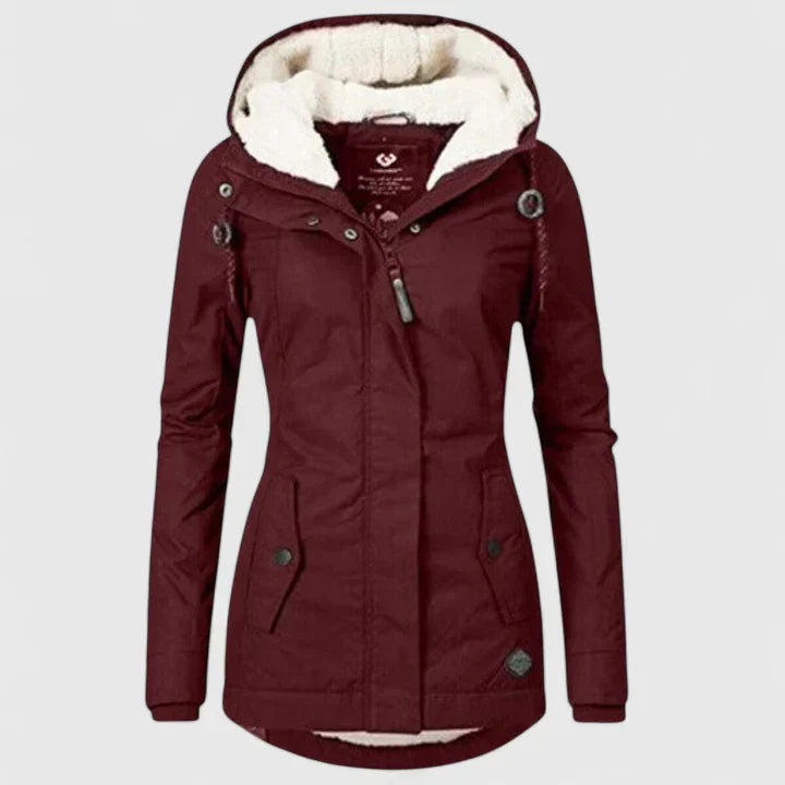 Selina - Hooded Winter Jacket-15550919508341-Mirella Fiore