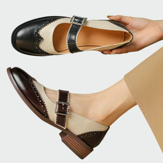Serafina – Leather Mary Janes-15519661392245-Mirella Fiore