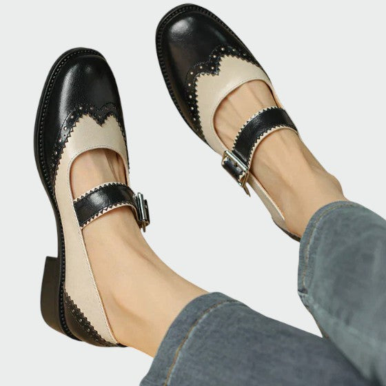 Serafina – Leather Mary Janes-15519661392245-Mirella Fiore