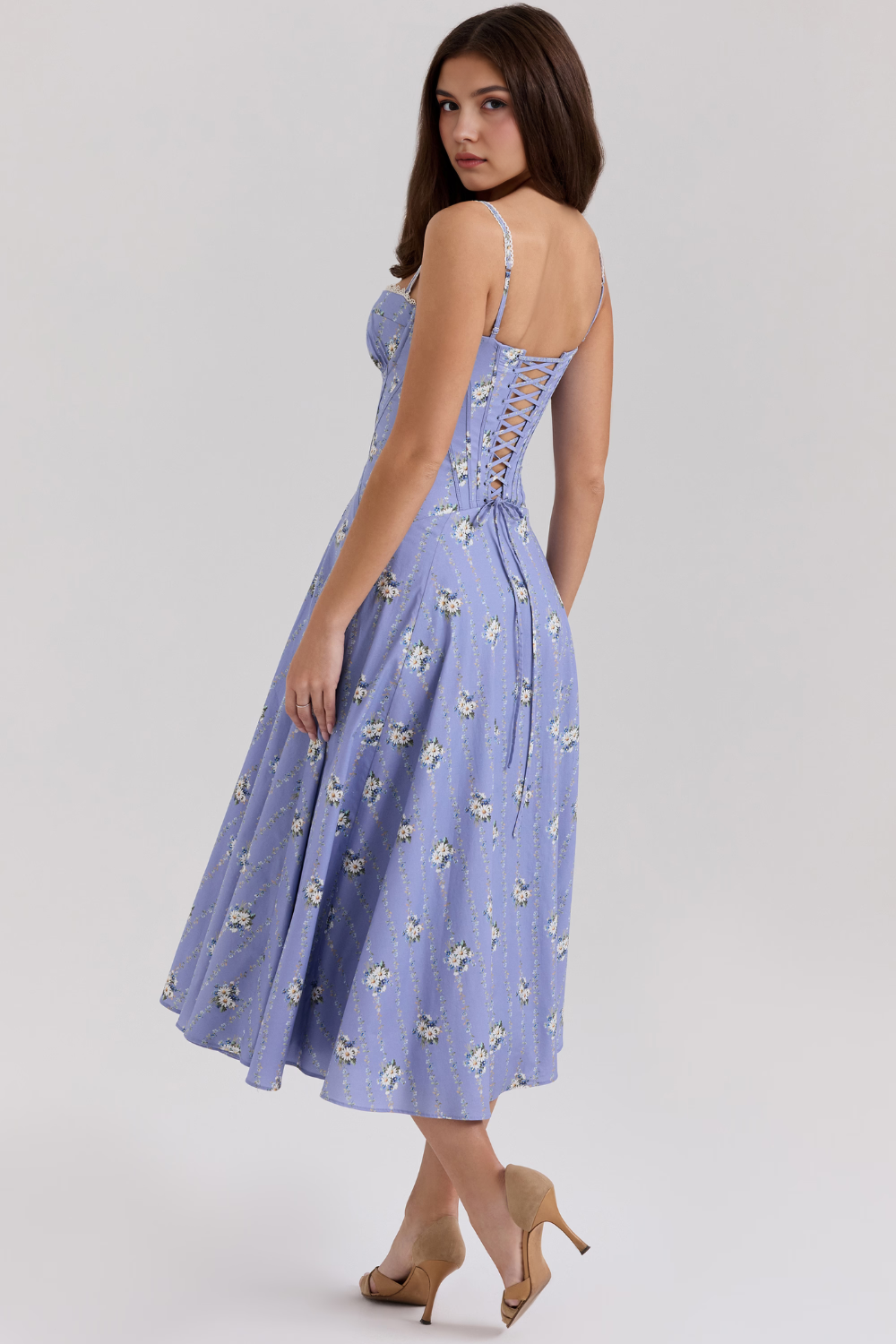 Seraphelle – Bustier bodice – Midi dress-15260068512117-Mirella Fiore