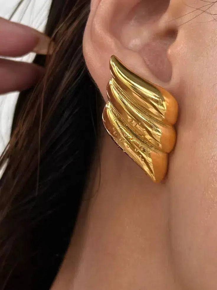 Seraphina – Angel design – Gold-plated earrings-15227778335093-Mirella Fiore