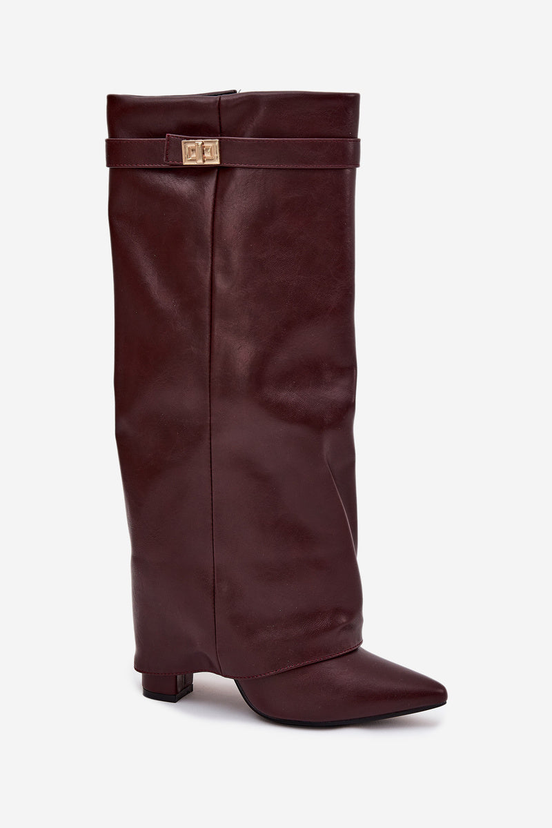Seraphina - Knee-High Leather Boots-15553347879285-Mirella Fiore