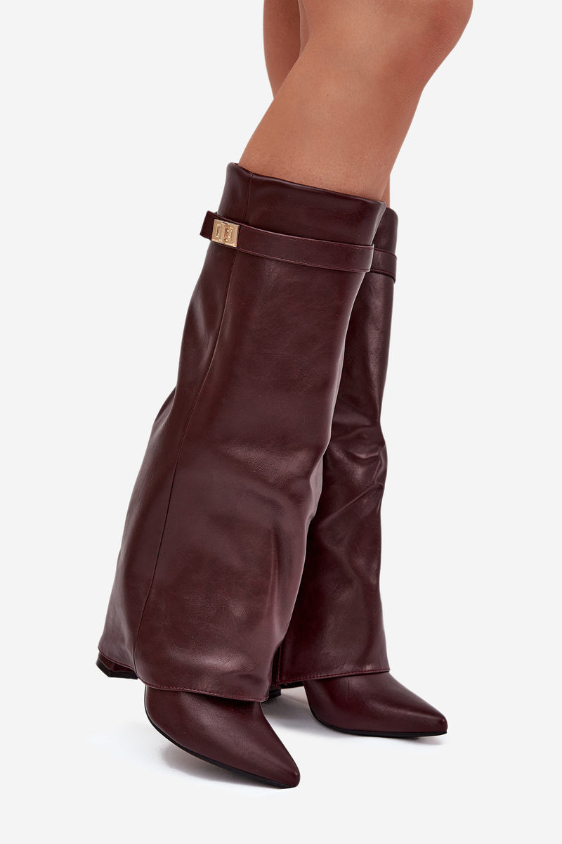 Seraphina - Knee-High Leather Boots-15553347879285-Mirella Fiore