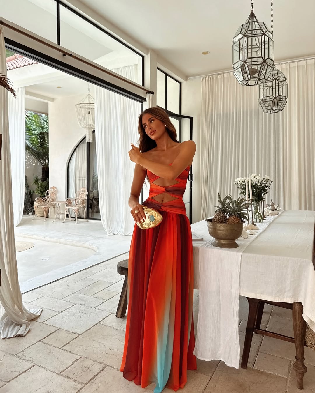 Seravelle – Sunset ombré – Maxi Dress-15133840310645-Mirella Fiore