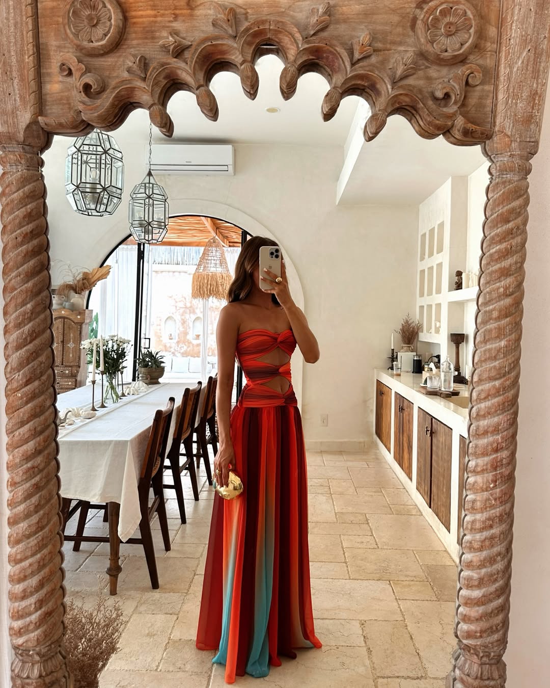 Seravelle – Sunset ombré – Maxi Dress-15133840310645-Mirella Fiore