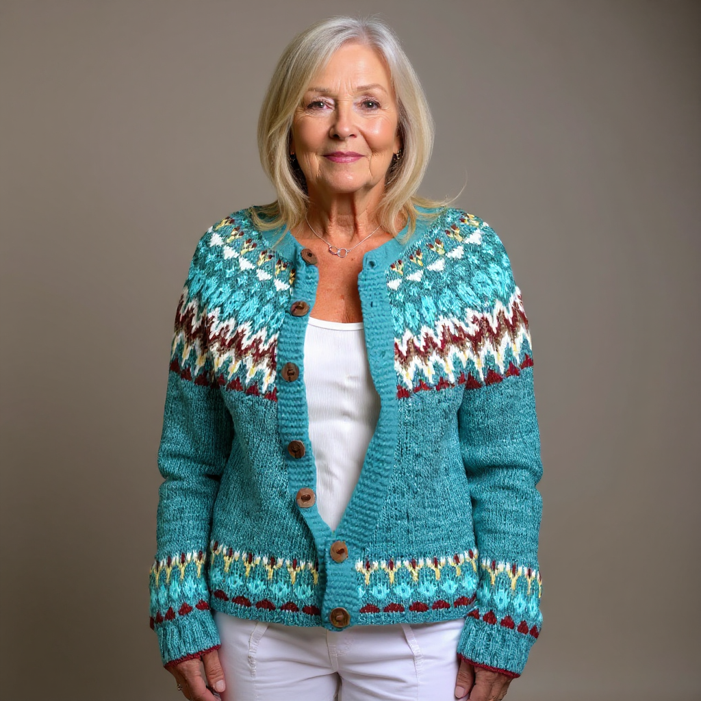 Serenity - Vintage Icelandic Cardigan-15531113021813-Mirella Fiore