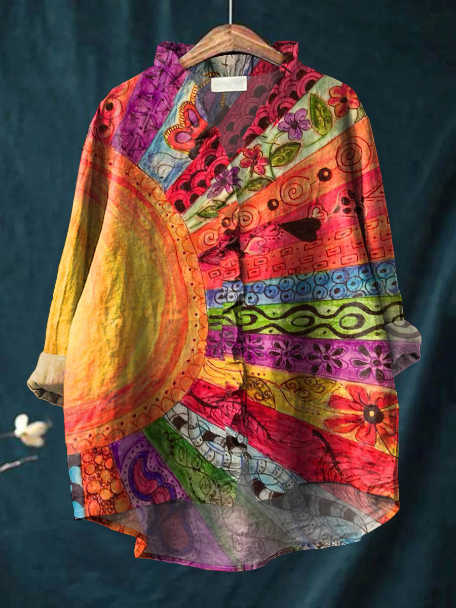 Shannon - Elegant Bloom Blouse-15542206366069-Mirella Fiore