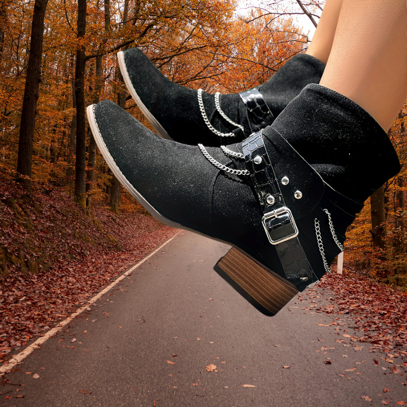 Sofia - Chain Boots-15553239253365-Nancy & Mae Savannah