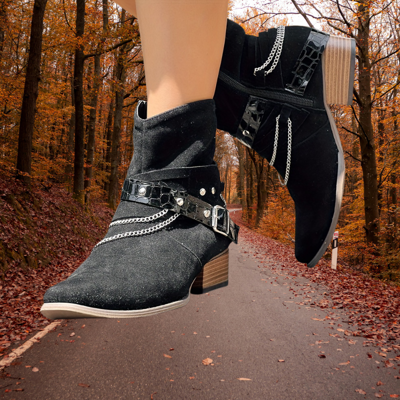Sofia - Chain Boots-15553239253365-Nancy & Mae Savannah