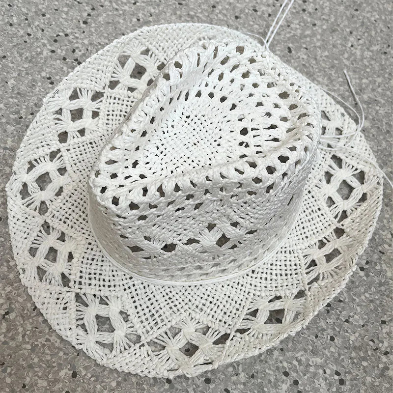 Solara – Open weave – Straw cowboy hat-15133787521397-Mirella Fiore