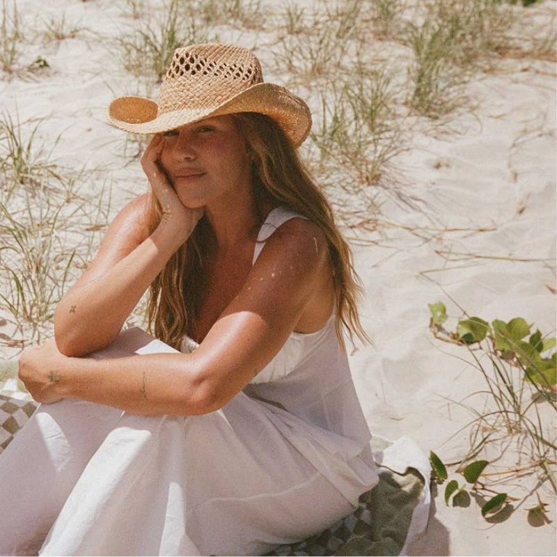 Solara – Open weave – Straw cowboy hat-15133787521397-Nancy & Mae Savannah