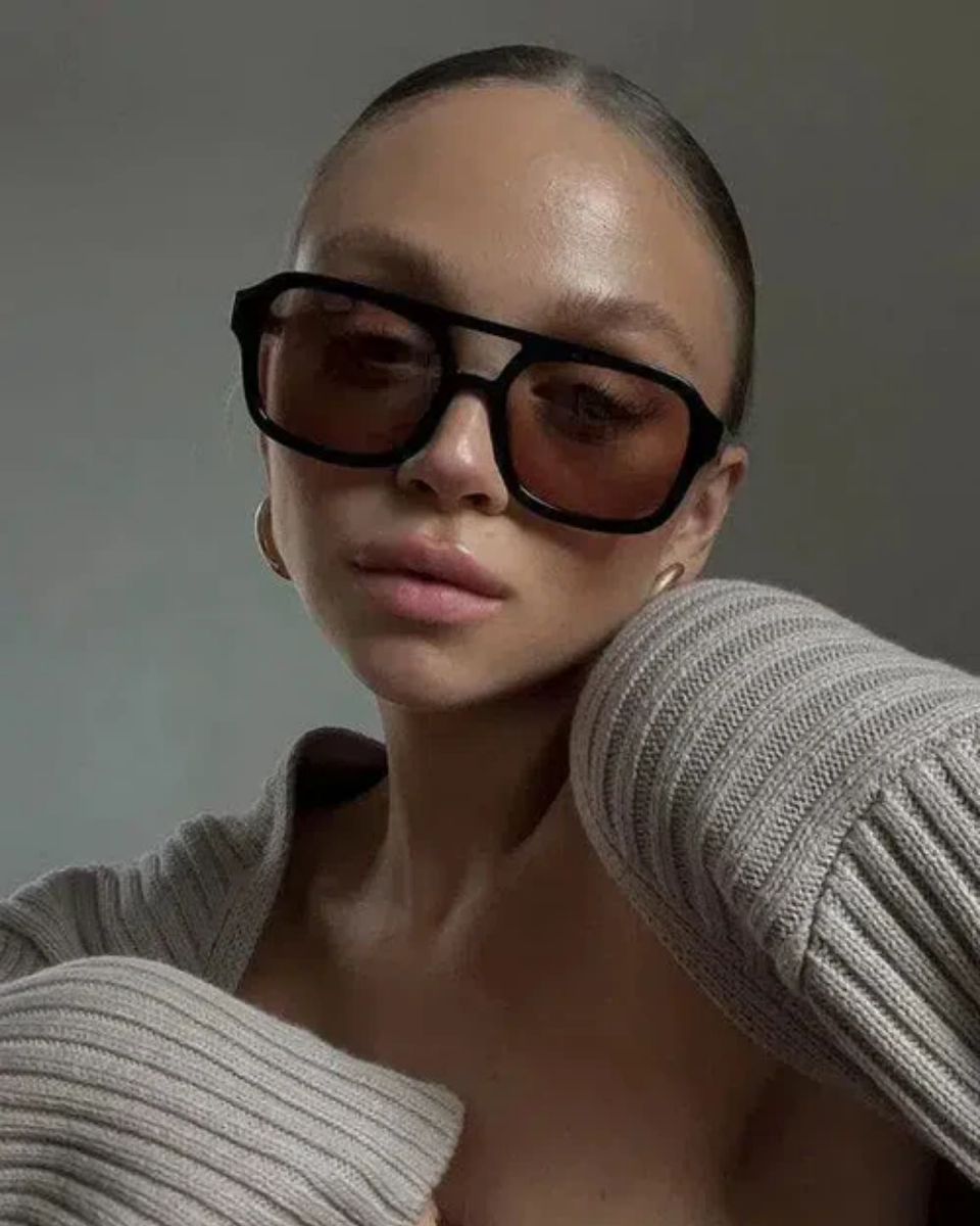 Sole – Retro aviator design – Sunglasses-15133464134005-Mirella Fiore