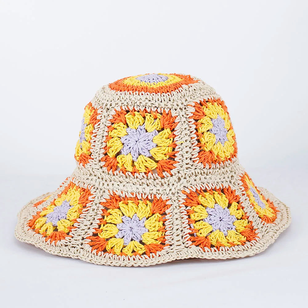 Solivana – Sunset patchwork – Crochet sun hat-15133816258933-Nancy & Mae Savannah