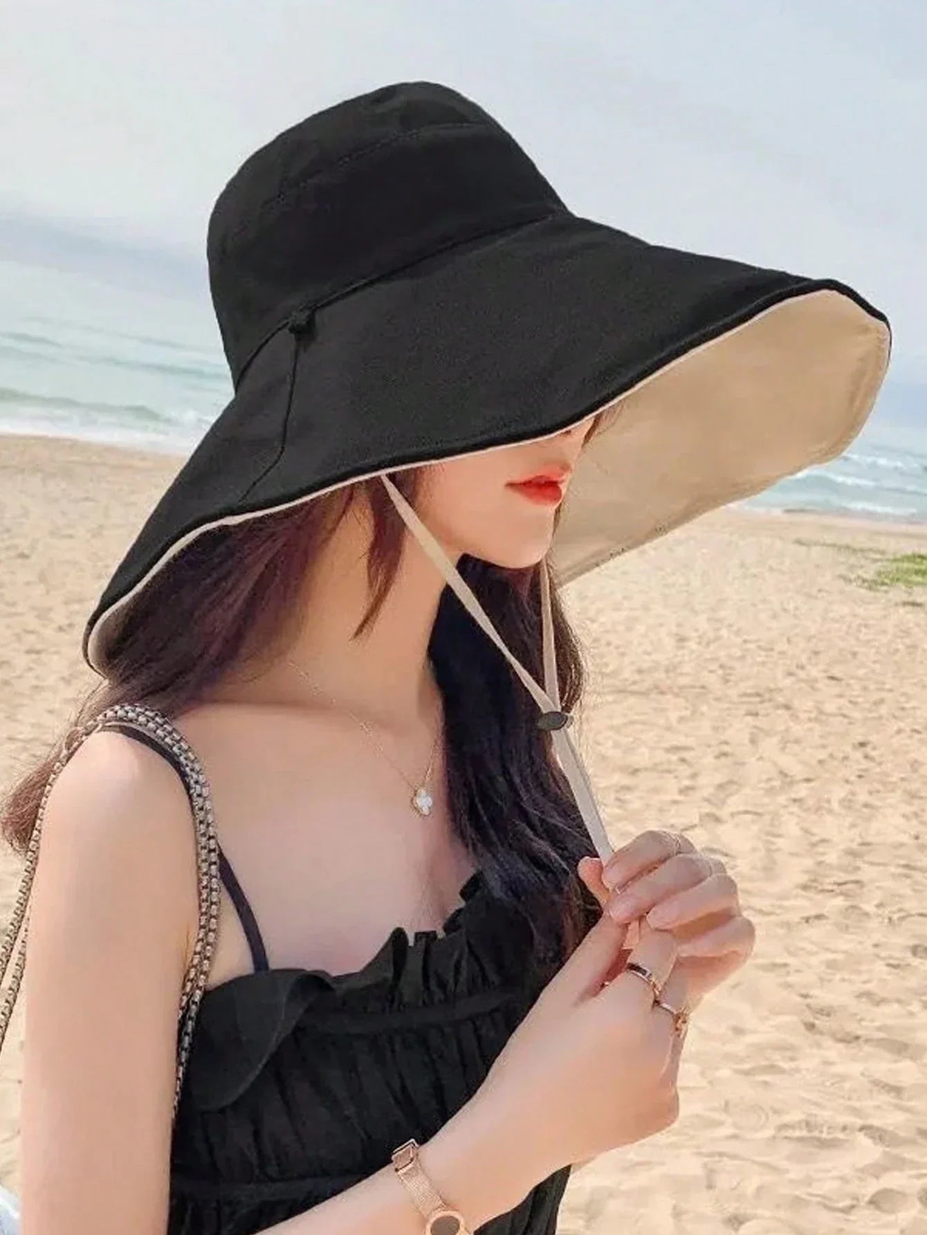 Solmira – Wide brim – Reversible sun hat-15133817307509-Mirella Fiore