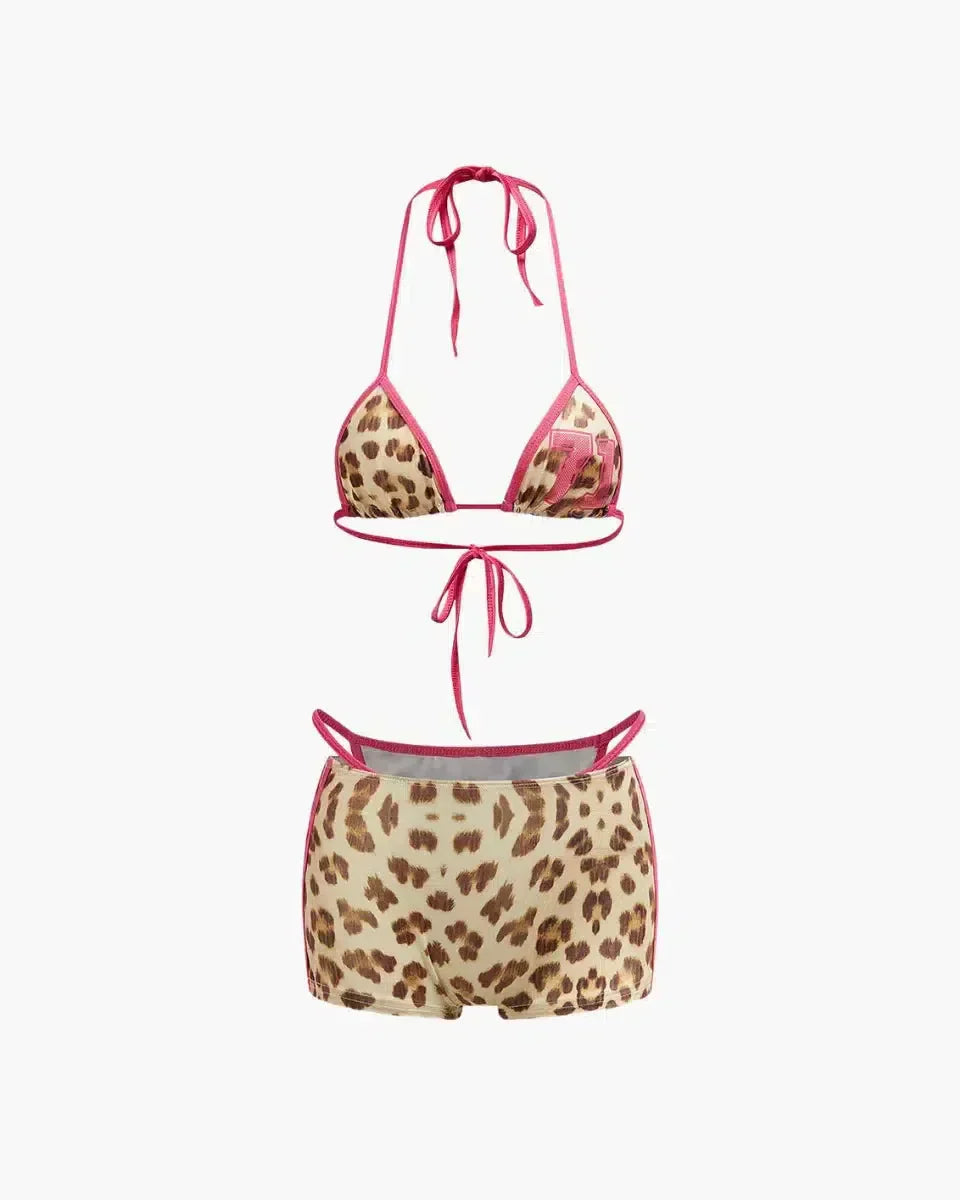 Soluna – Leopard print – Triangle bikini set-15133921640821-Mirella Fiore