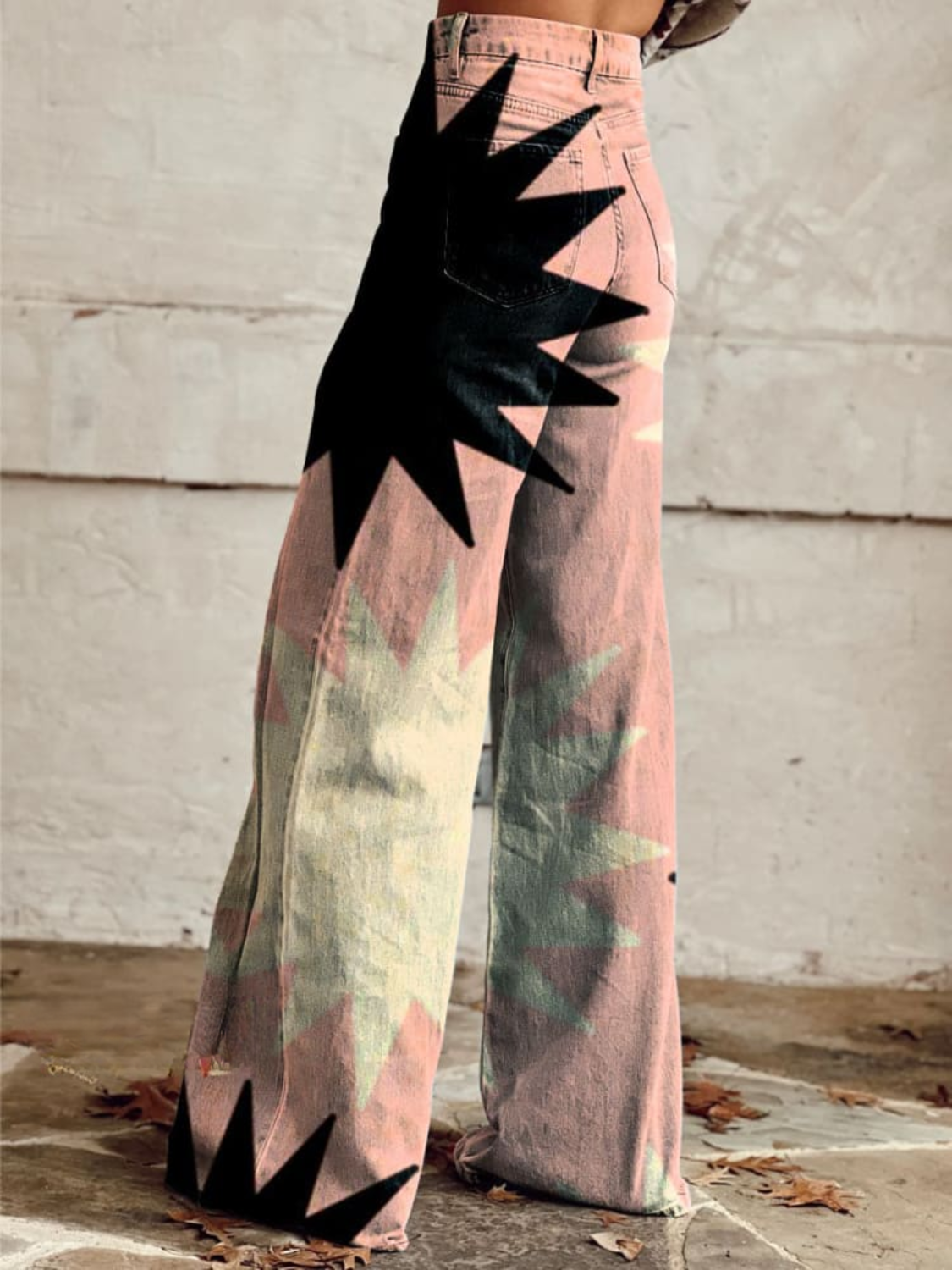 Stella - Boho Starburst Wide-Leg Pants-15531074093429-Mirella Fiore