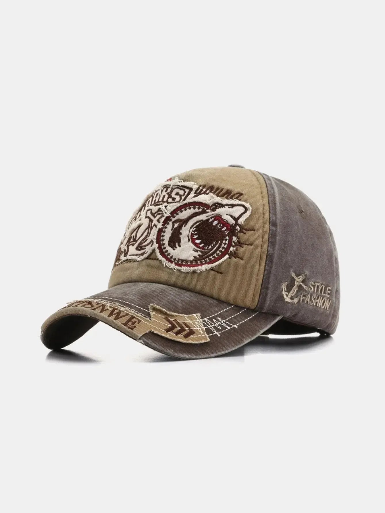Sylisse – Denim-inspired – Shark baseball cap-15133570236789-Mirella Fiore