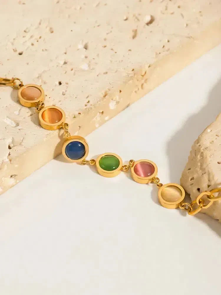 Tariel – Colorful stones – Stone-accent bracelet-15227758772597-Nancy & Mae Savannah