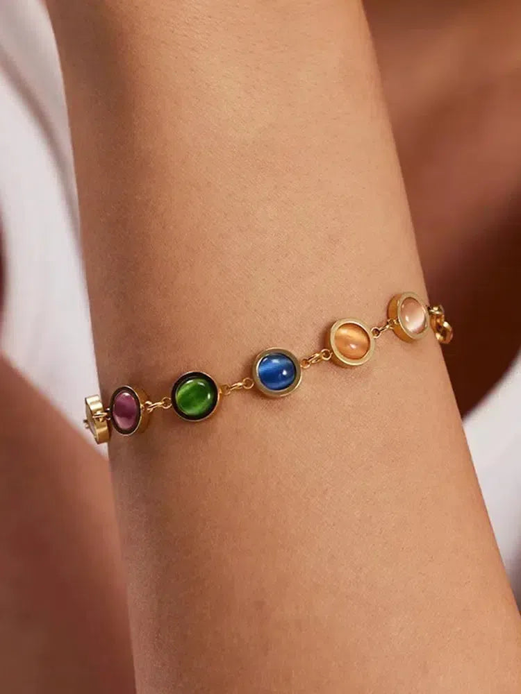 Tariel – Colorful stones – Stone-accent bracelet-15227758772597-Nancy & Mae Savannah