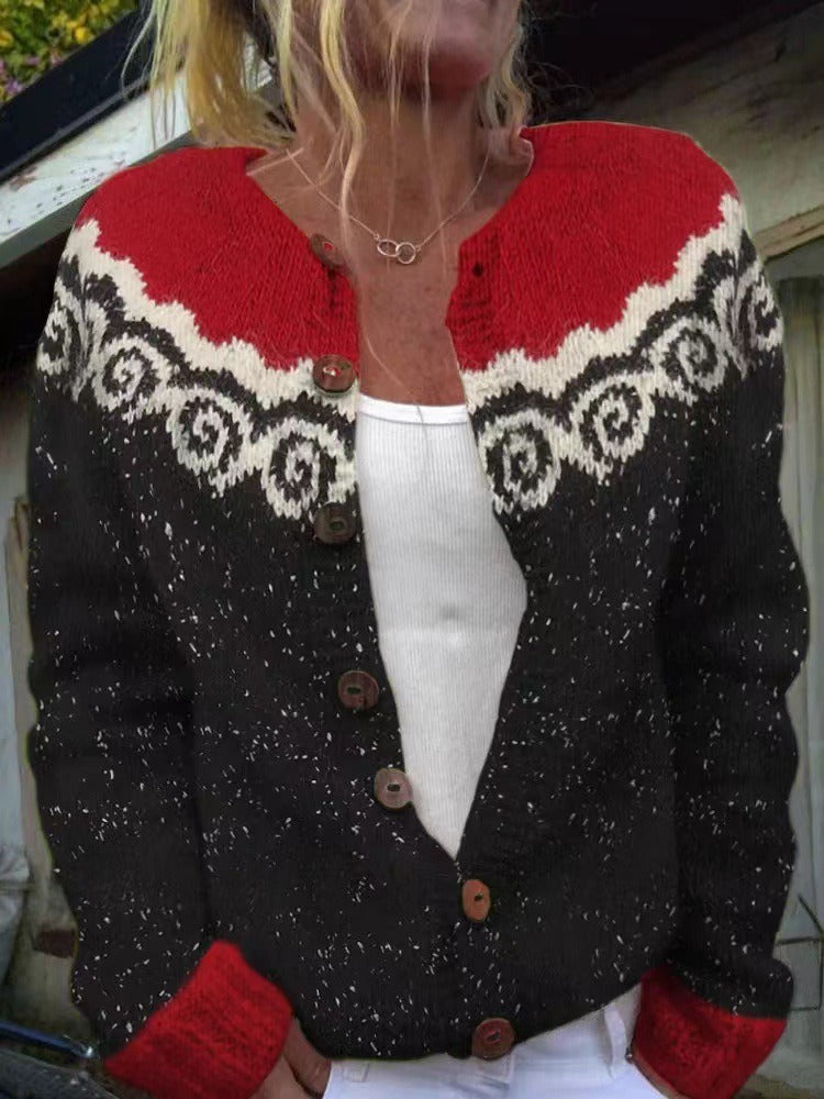 Taylor - Vintage Icelandic Cardigan-15531113120117-Nancy & Mae Savannah