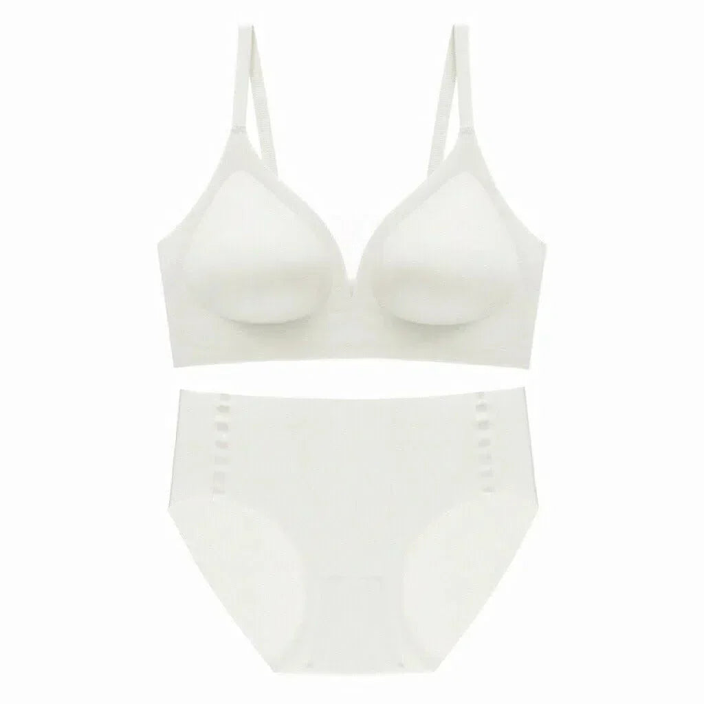 Teline – Seamless deep V – Bra and briefs set-15133747609973-Mirella Fiore