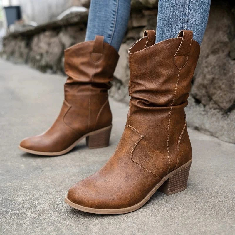 Theodosia - Leather Boots-15544868897141-Mirella Fiore